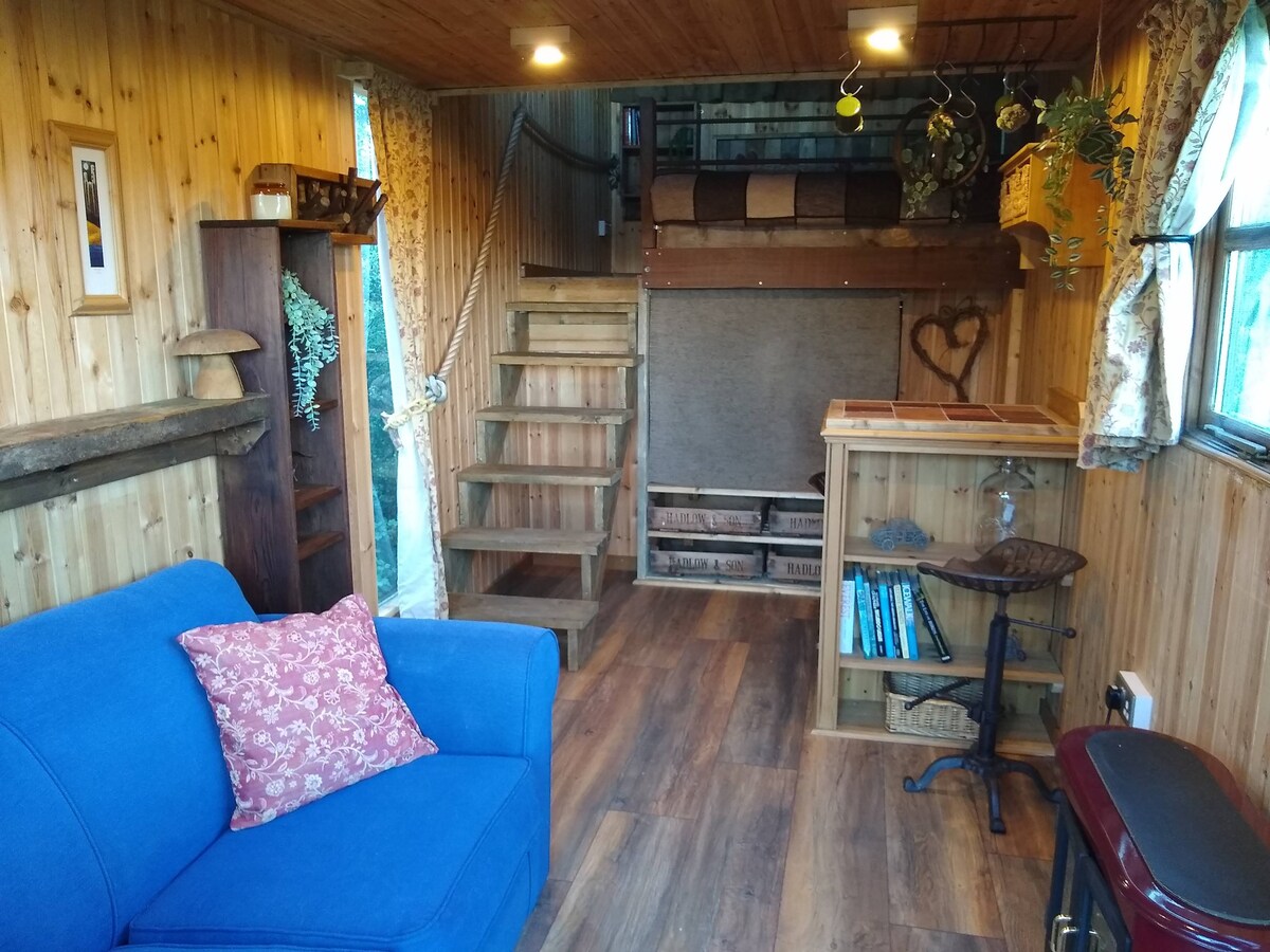 Inside the horsebox