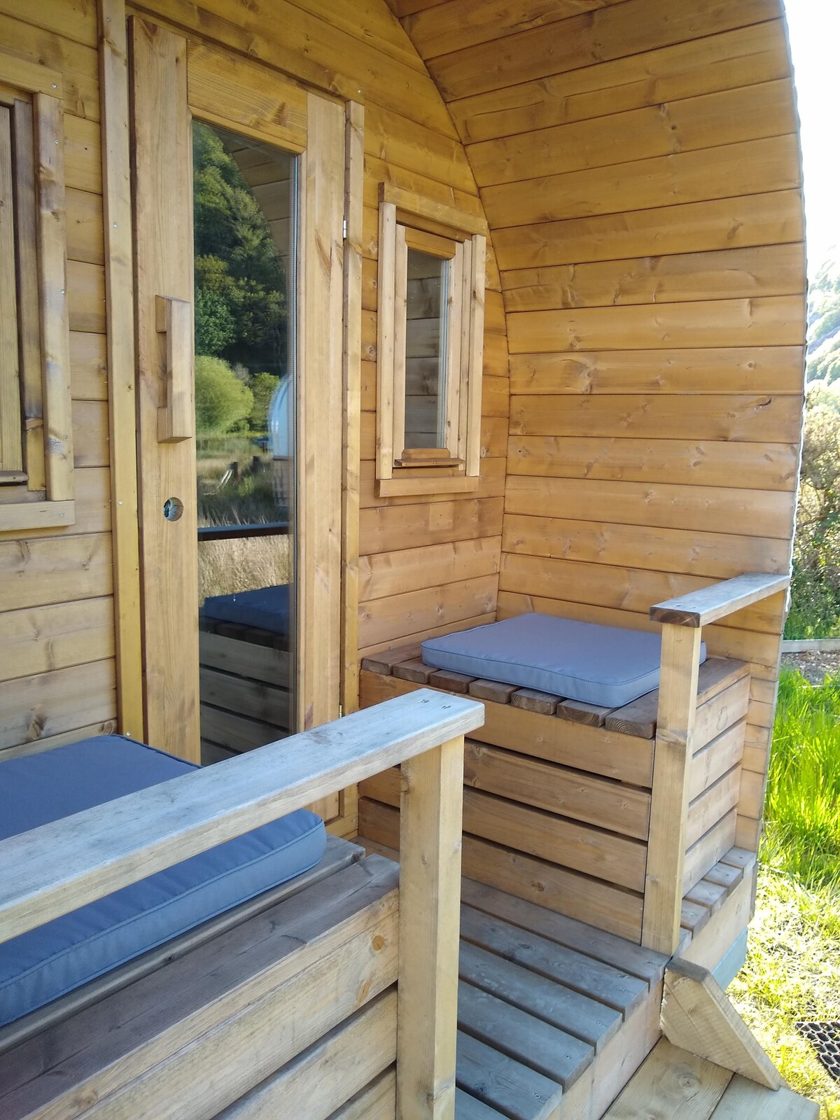 Covered Seating to take in the views whilst having a tipple